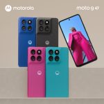 Motorola lança moto g47 no Brasil com câmera de 50 MP Sony LYTIA™, resistência militar e recursos de IA do Google Gemini